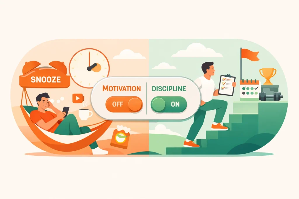 How to Be Disciplined Without Relying on Motivation