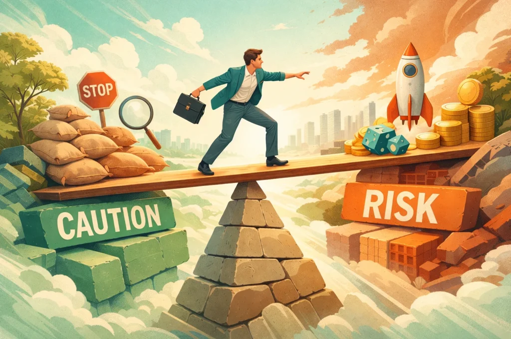 How Entrepreneurs Can Balance Caution and Risk Better